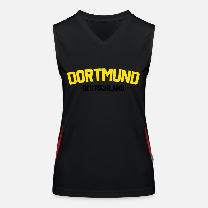Dortmund Débardeur respirant contrasté Femme