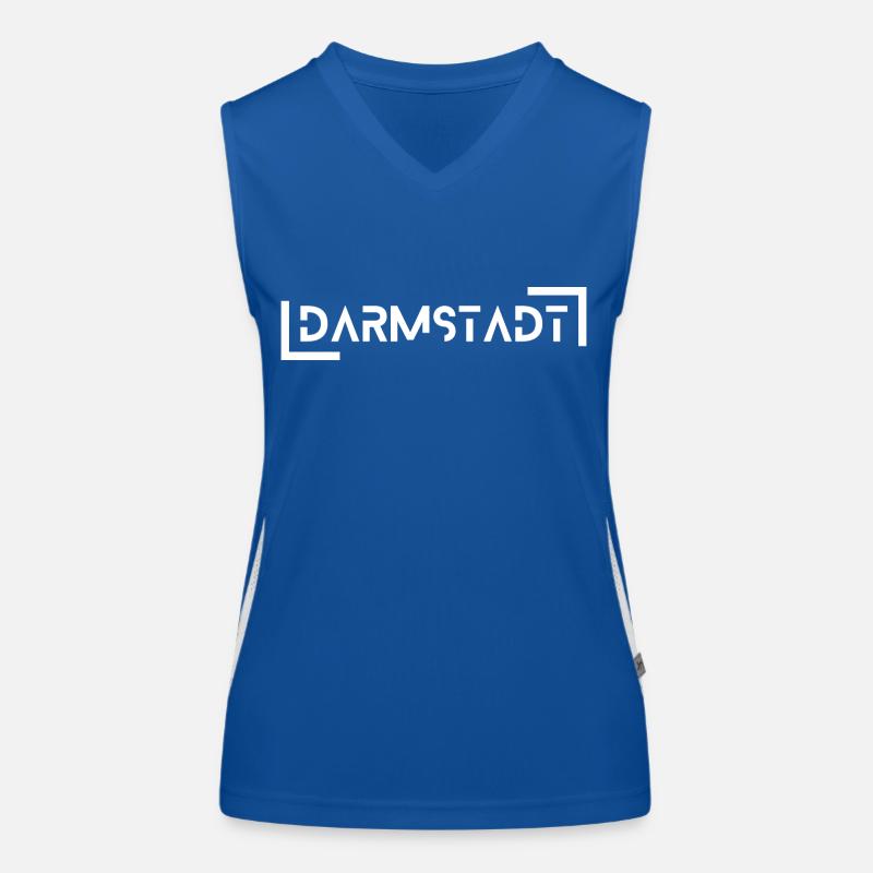 Darmstadt Funktionelles Kontrast-Tank Top für Frauen
