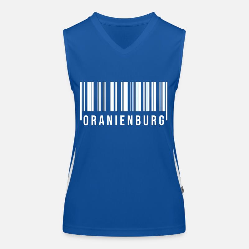 Oranienburg Strichcode Funktionelles Kontrast-Tank Top für Frauen