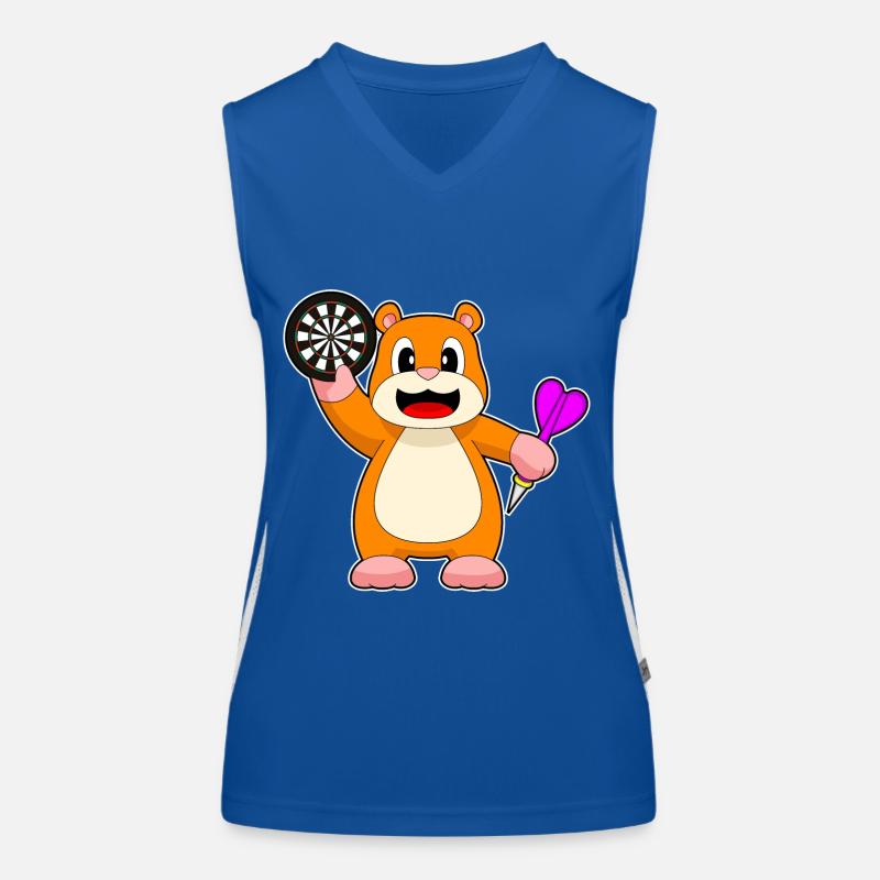 Jeu de fléchettes Hamster Débardeur respirant contrasté Femme