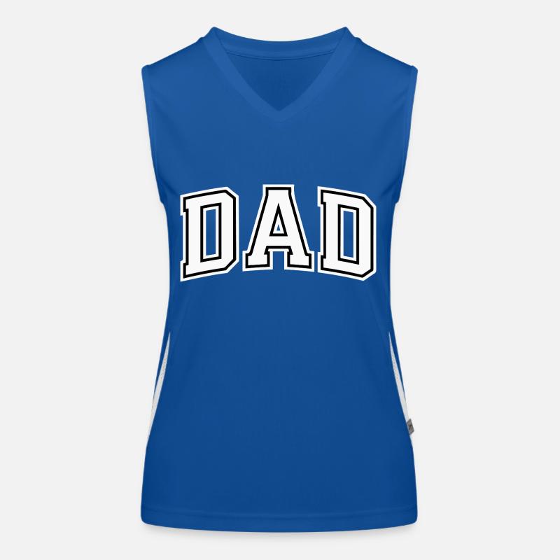 BEST DAD Women's Functional Contrast Tank Top
