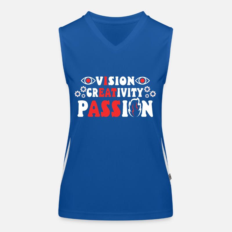 Vision Creativity Passion Women's Functional Contrast Tank Top