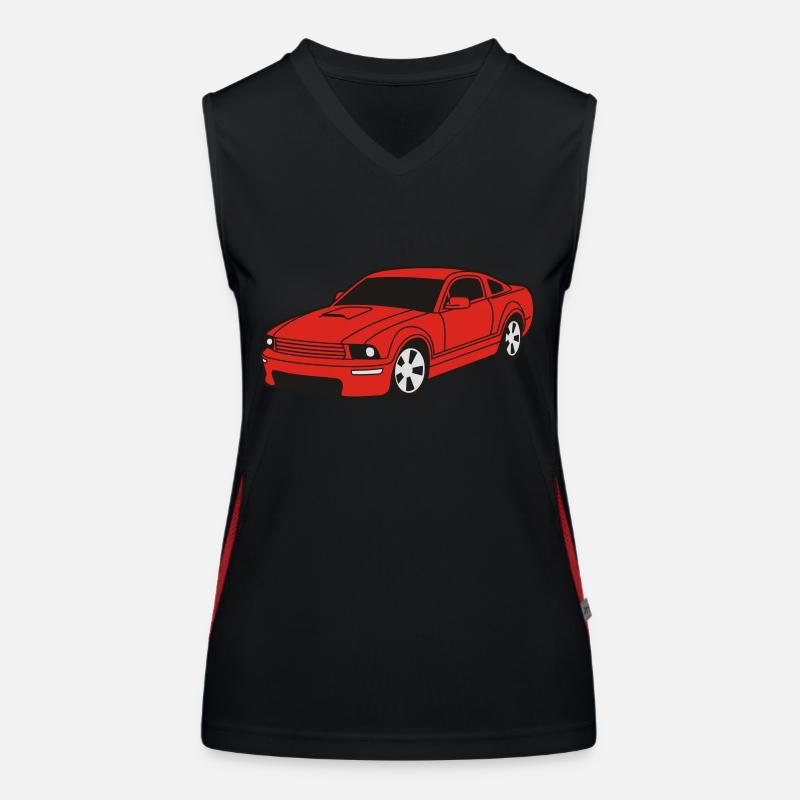 car Funktionelles Kontrast-Tank Top für Frauen