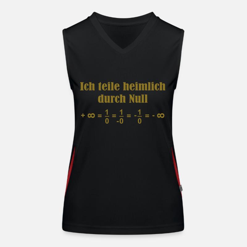 durch Null Funktionelles Kontrast-Tank Top für Frauen