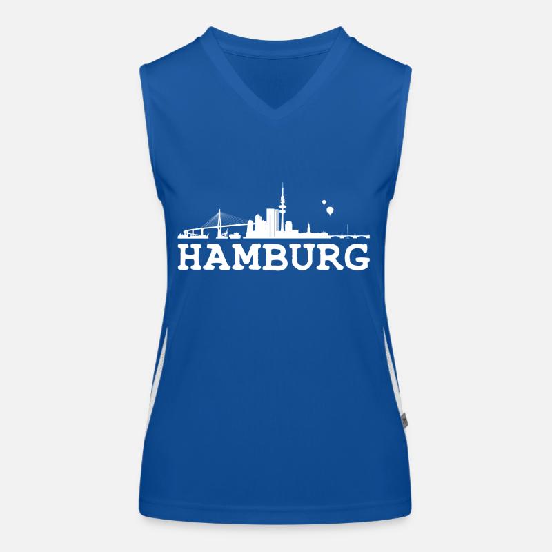 Hambourg Débardeur respirant contrasté Femme