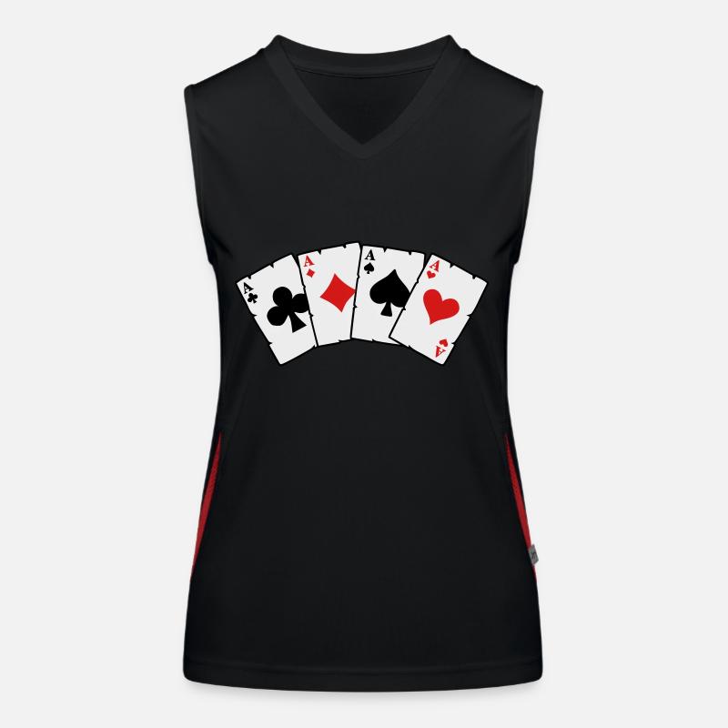 cards_3c2 Women's Functional Contrast Tank Top