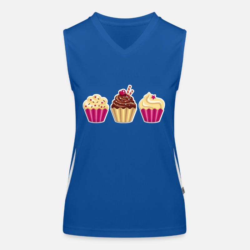 Cupcake - Muffin - Donut - Eis - Schokolade - DD Débardeur respirant contrasté Femme
