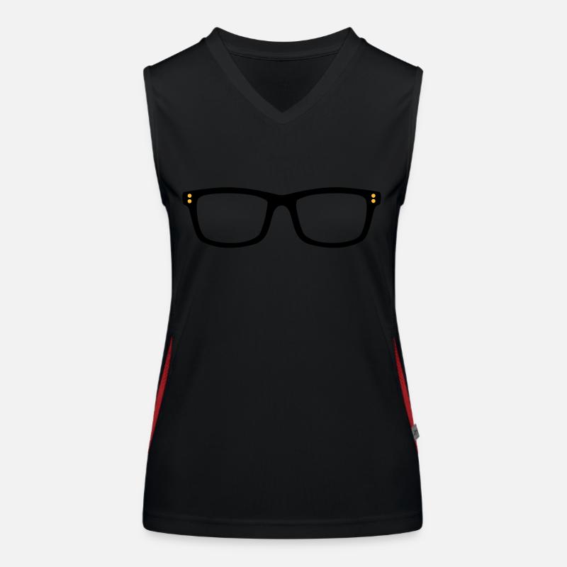 Brille Funktionelles Kontrast-Tank Top für Frauen