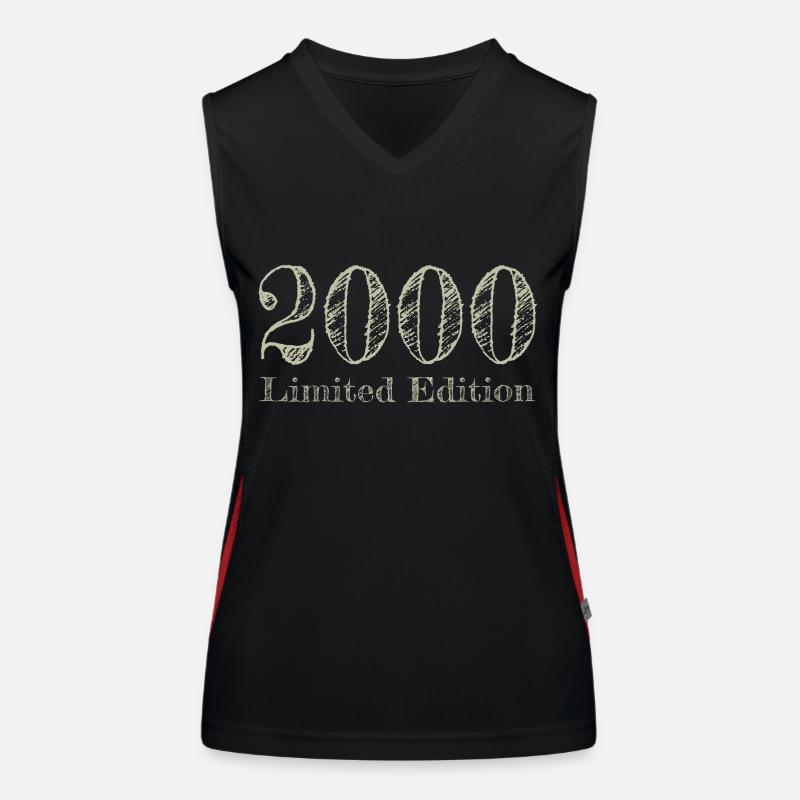 2000 Débardeur respirant contrasté Femme