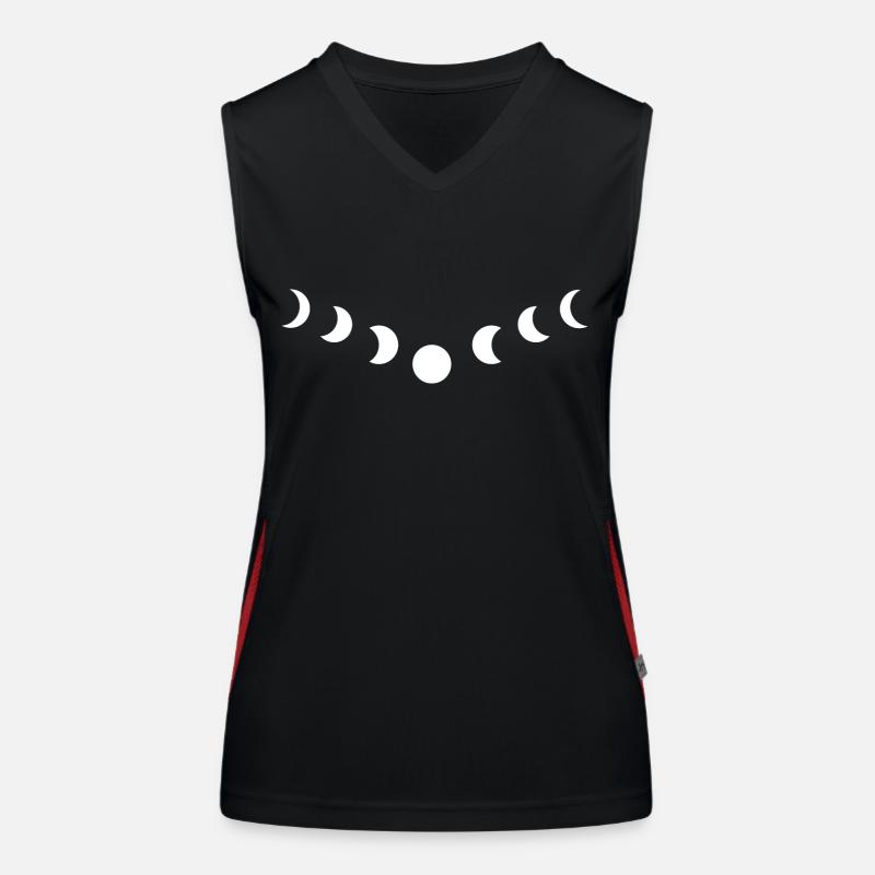 Phase des Mondes Funktionelles Kontrast-Tank Top für Frauen