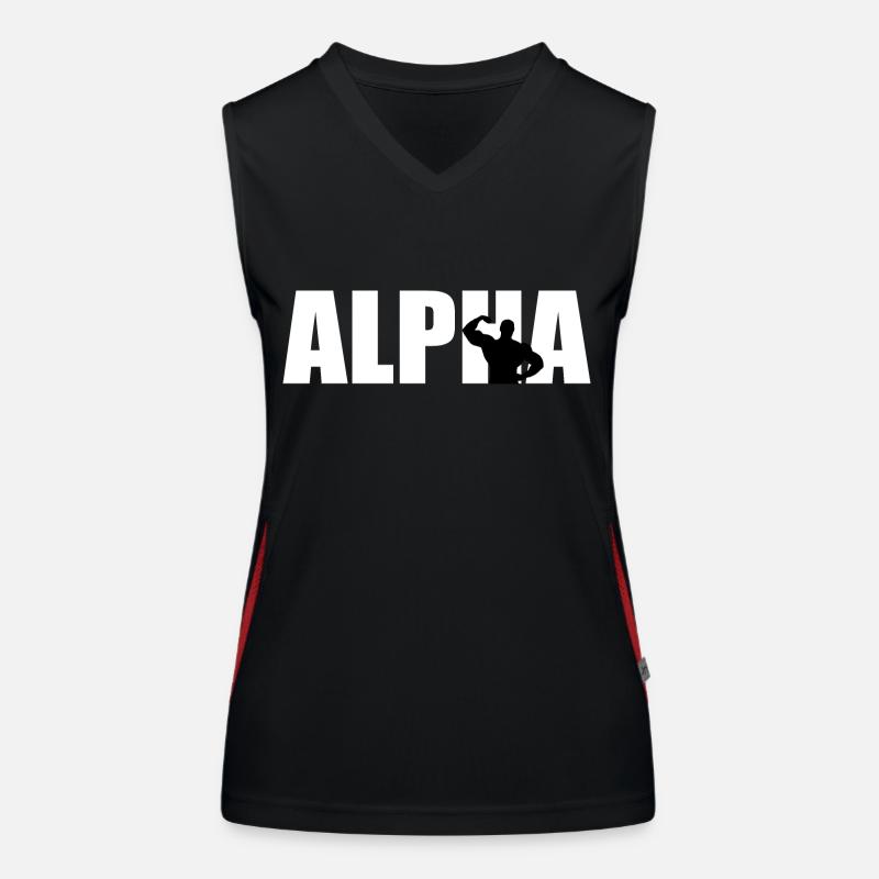 Alpha Débardeur respirant contrasté Femme