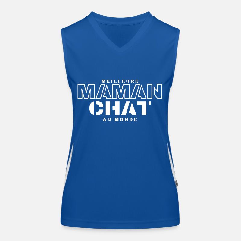 Maman chat Débardeur respirant contrasté Femme