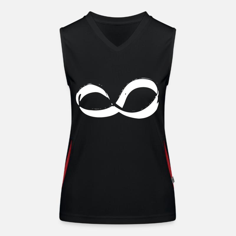 lying eight infinity Women's Functional Contrast Tank Top