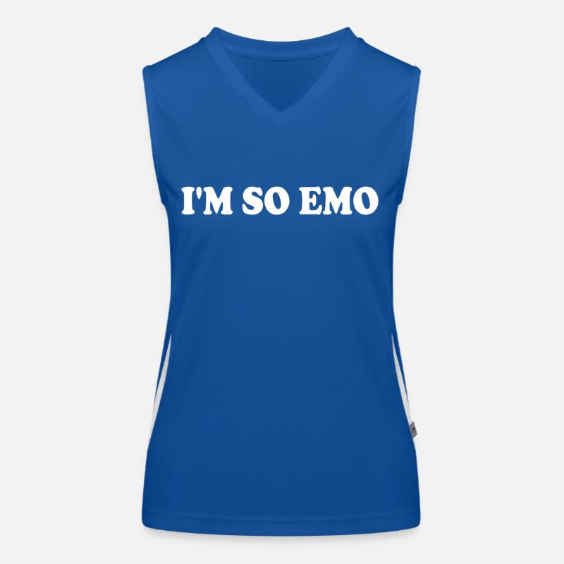 Im so emo Débardeur respirant contrasté Femme