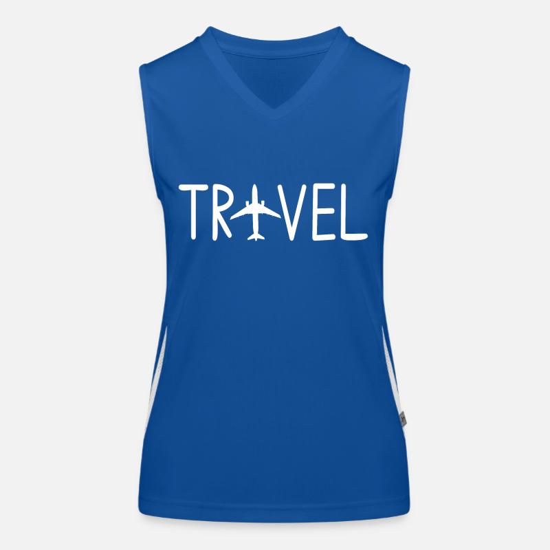 Reise Funktionelles Kontrast-Tank Top für Frauen