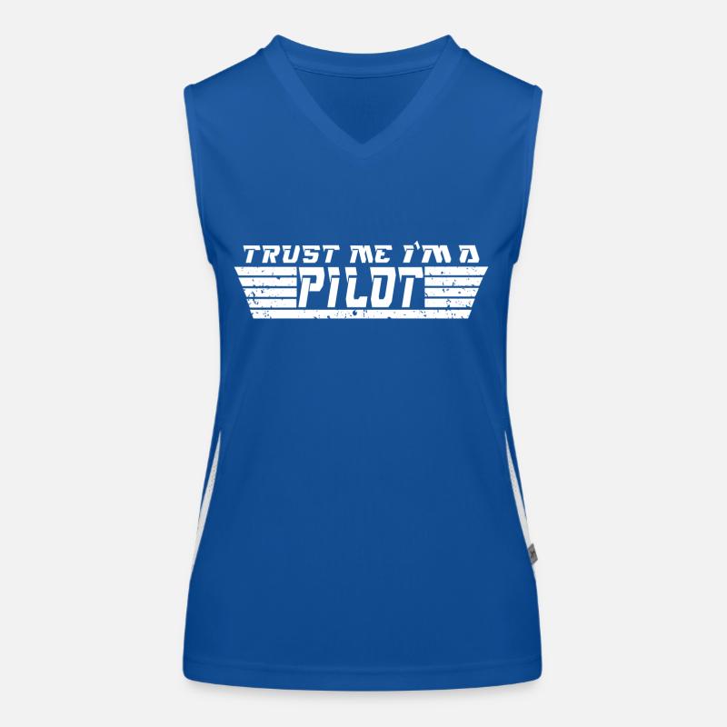 Drone Drones Drone Flight Drone Pilot Débardeur respirant contrasté Femme