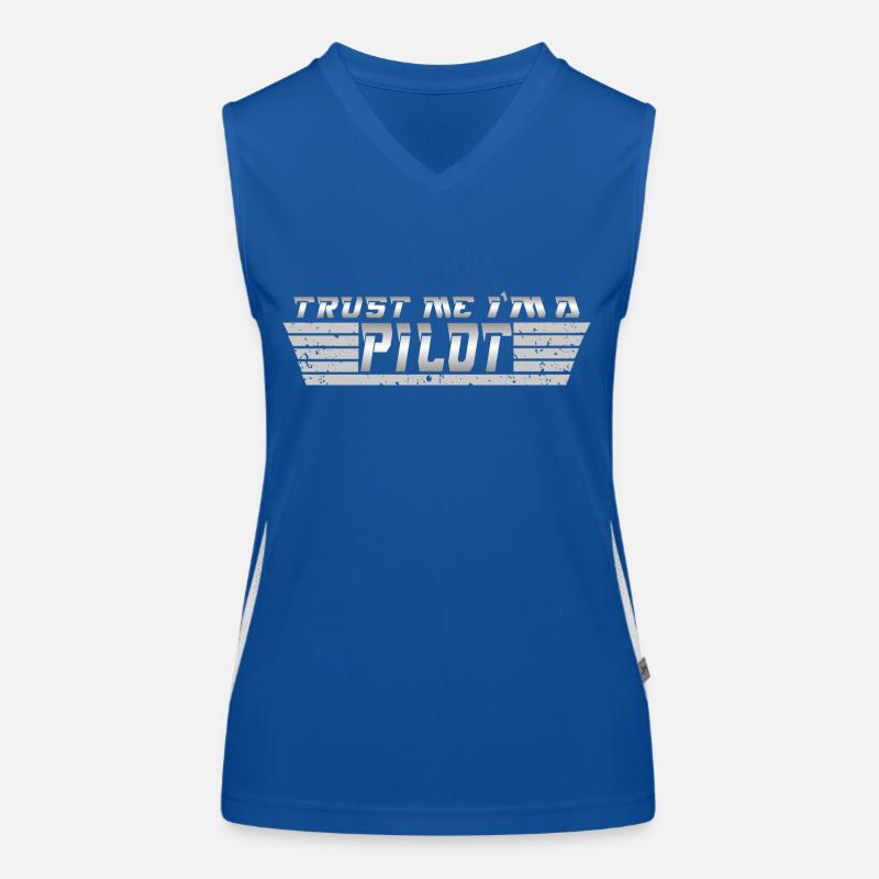 Drone Drones Drone Flight Drone Pilot Women's Functional Contrast Tank Top