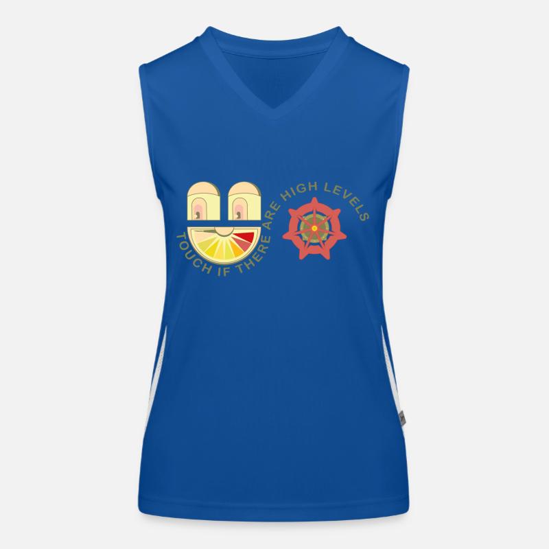 GUTES GESICHT Funktionelles Kontrast-Tank Top für Frauen