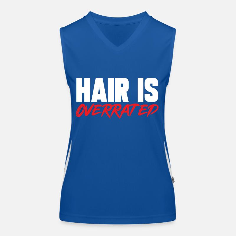 Bald Head Baldness Beard Bald Head Women's Functional Contrast Tank Top