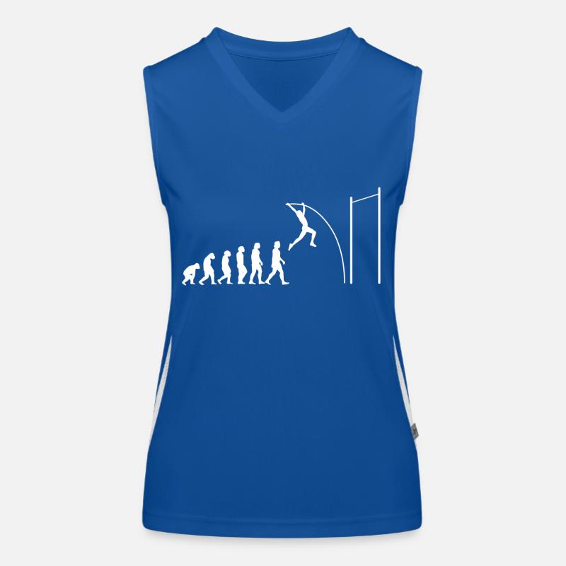 Pole Vaulter Gift Women's Functional Contrast Tank Top