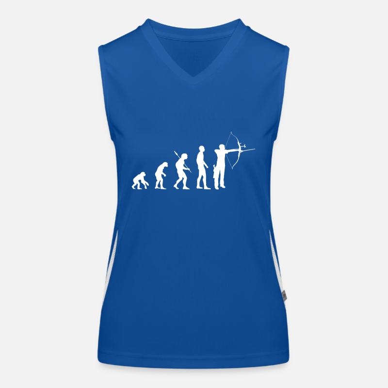 T-shirt de tir à l’arc evolution pour archers Débardeur respirant contrasté Femme
