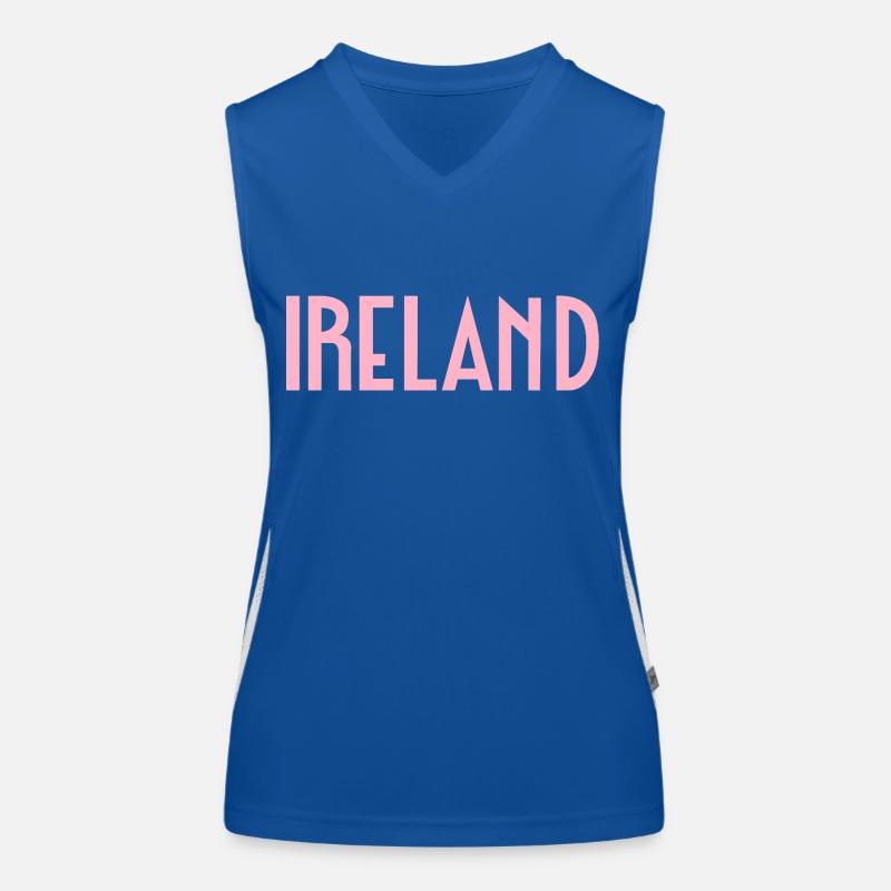 Irland Funktionelles Kontrast-Tank Top für Frauen