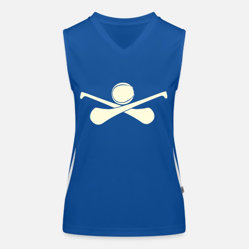 Camogie Sport Débardeur respirant contrasté Femme