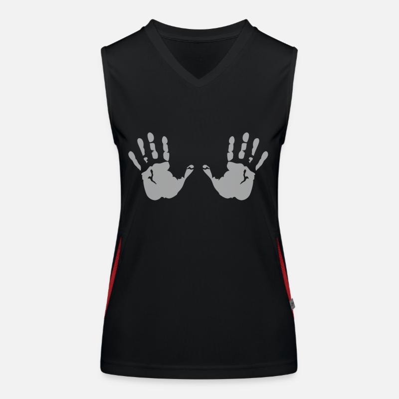 Weihnachten Plätzchen Backen Mehl Funktionelles Kontrast-Tank Top für Frauen