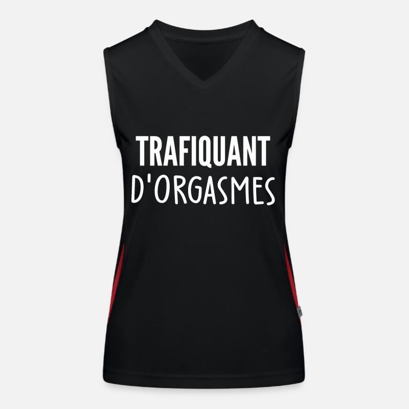 Trafiquant d orgasmes Débardeur respirant contrasté Femme