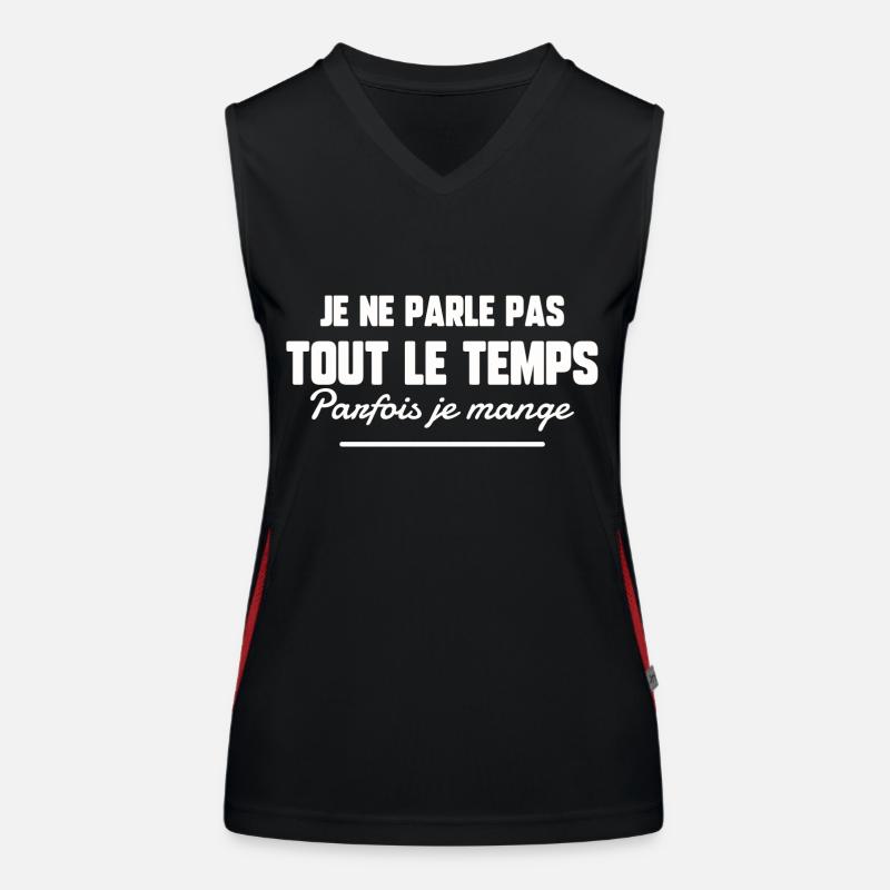 Bavard ou bavarde Débardeur respirant contrasté Femme