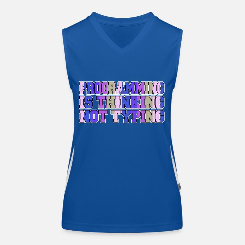 fun codes computer humour birthday present Funktionelles Kontrast-Tank Top für Frauen