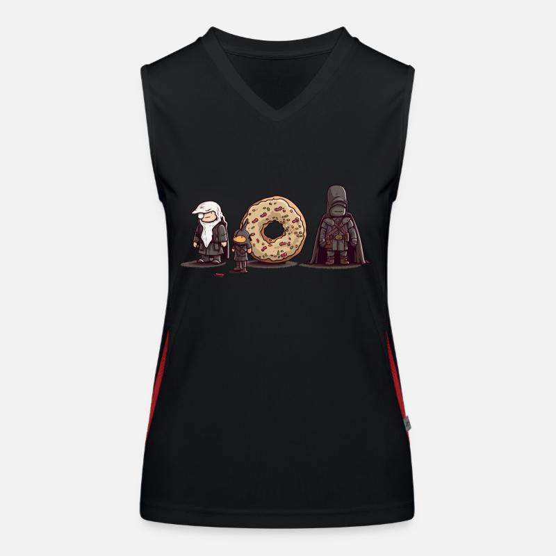 Donut Wars Women's Functional Contrast Tank Top