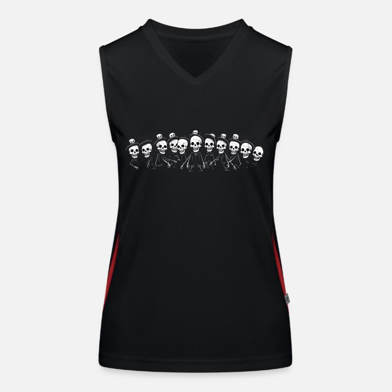 Skeleton Débardeur respirant contrasté Femme