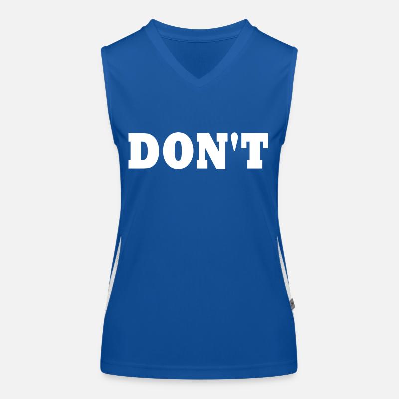 Don't Débardeur respirant contrasté Femme