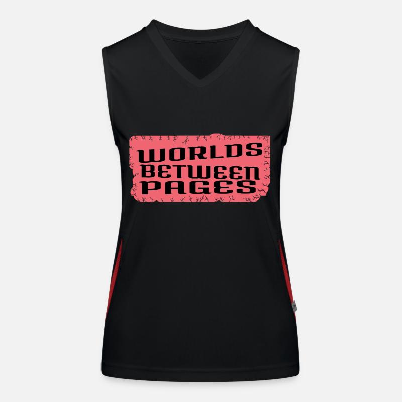 book recommendations cool funny finding solace Funktionelles Kontrast-Tank Top für Frauen