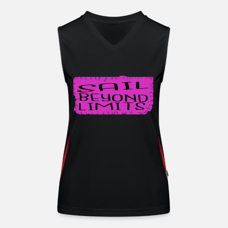 Jokes Humor Thrilling Experiences Bday Women's Functional Contrast Tank Top