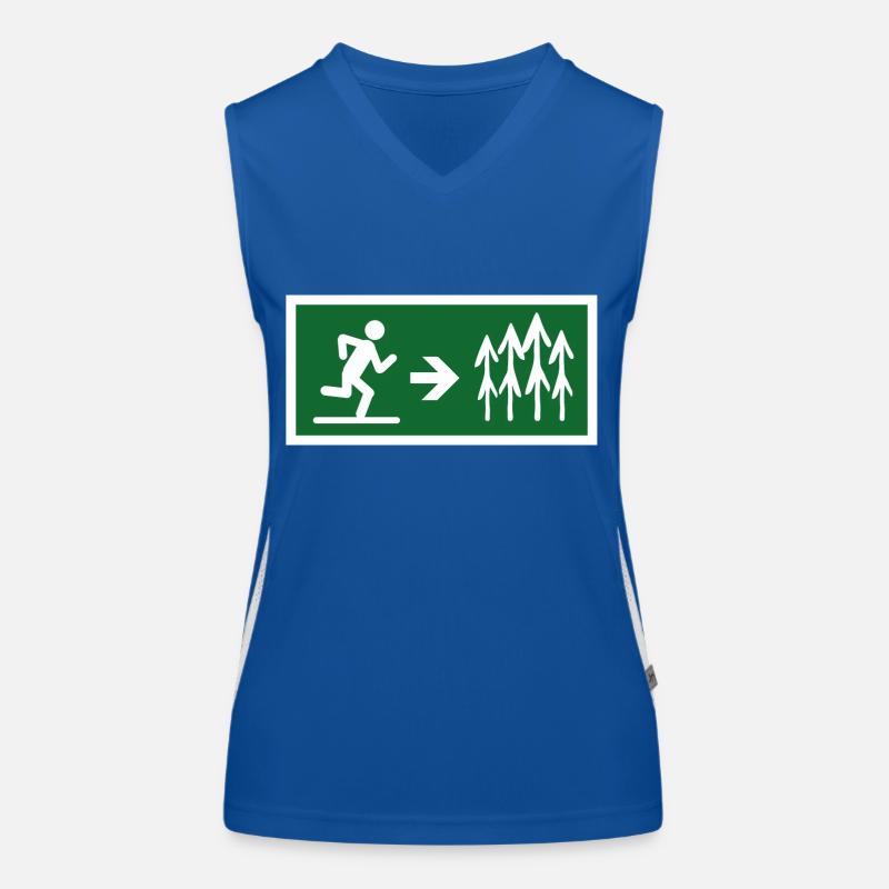 exit to the forest Women's Functional Contrast Tank Top