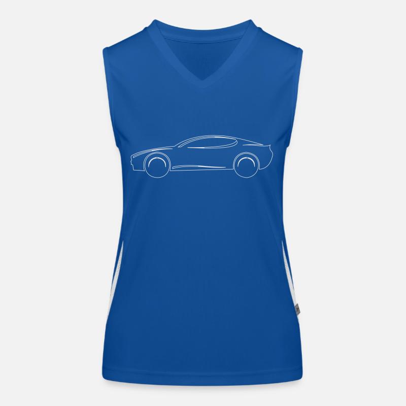 Auto Funktionelles Kontrast-Tank Top für Frauen