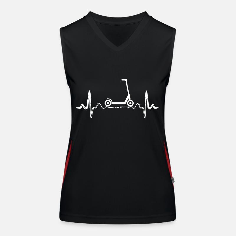 E-Scooter Scooter Women's Functional Contrast Tank Top