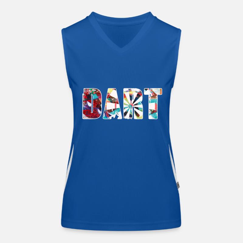 Dart,Graffiti,Painting,Dartboard,Darts Women's Functional Contrast Tank Top