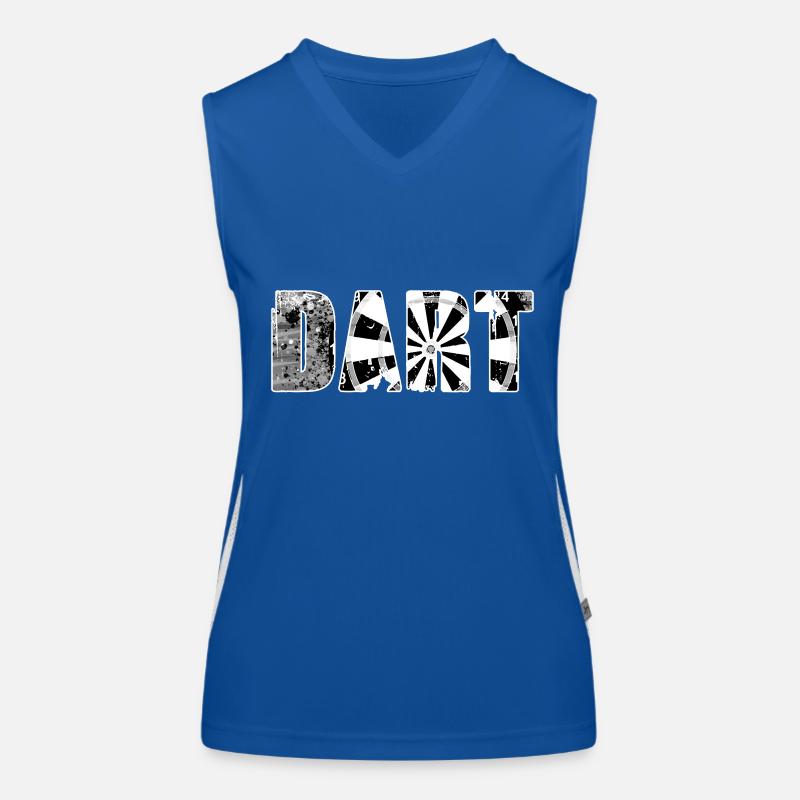 Dart, Graffiti, Peinture, Jeu de fléchettes, Fléchettes Débardeur respirant contrasté Femme