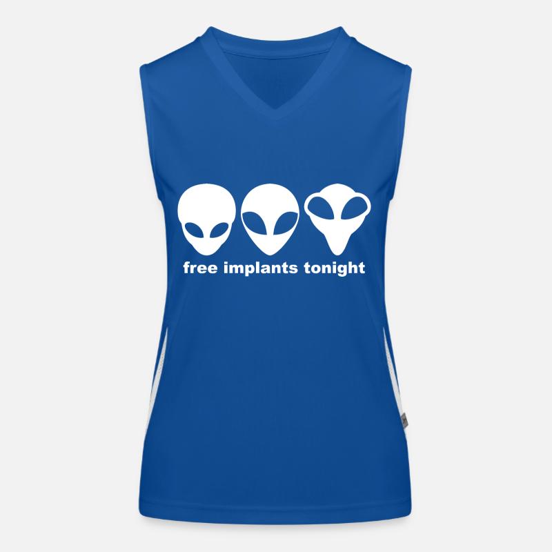 Alien Invaders Free Implants ce soir Débardeur respirant contrasté Femme