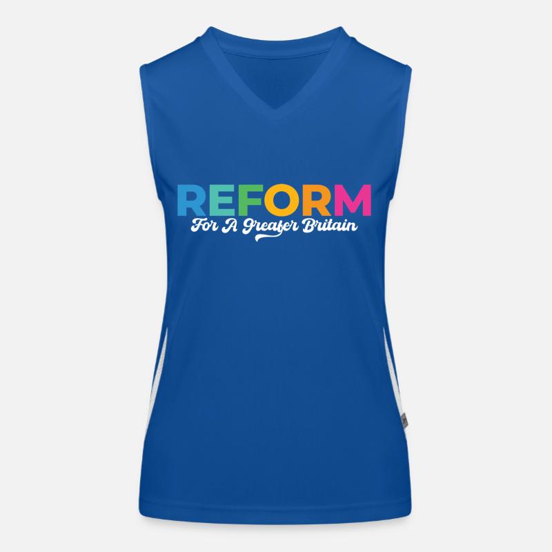 Reform, For A Greater Britain Women's Functional Contrast Tank Top