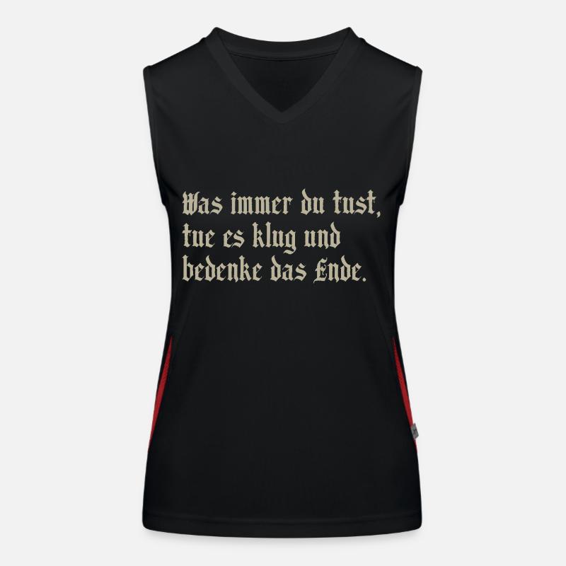 was immer Funktionelles Kontrast-Tank Top für Frauen
