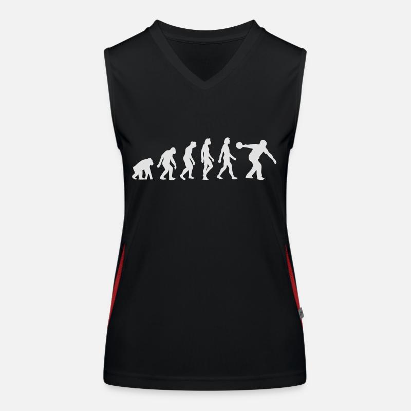 The Evolution Of Bowling Women's Functional Contrast Tank Top