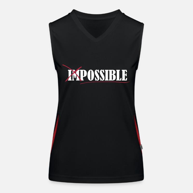 Impossible Débardeur respirant contrasté Femme