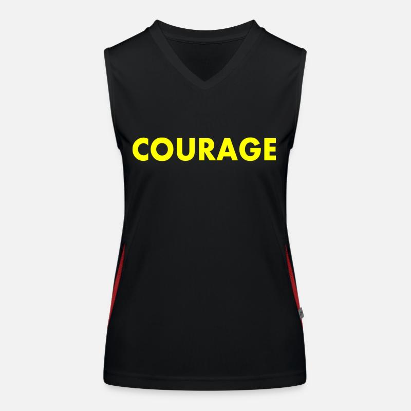 Courage Funktionelles Kontrast-Tank Top für Frauen