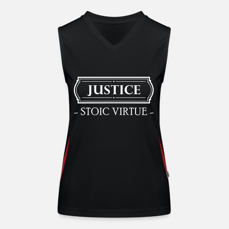 Stoïcisme Don Vertu stoïcienne Justice Débardeur respirant contrasté Femme