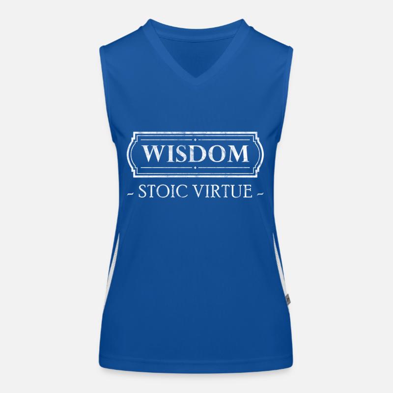Stoic Virtue Wisdom Wisdom Stoicism Women's Functional Contrast Tank Top