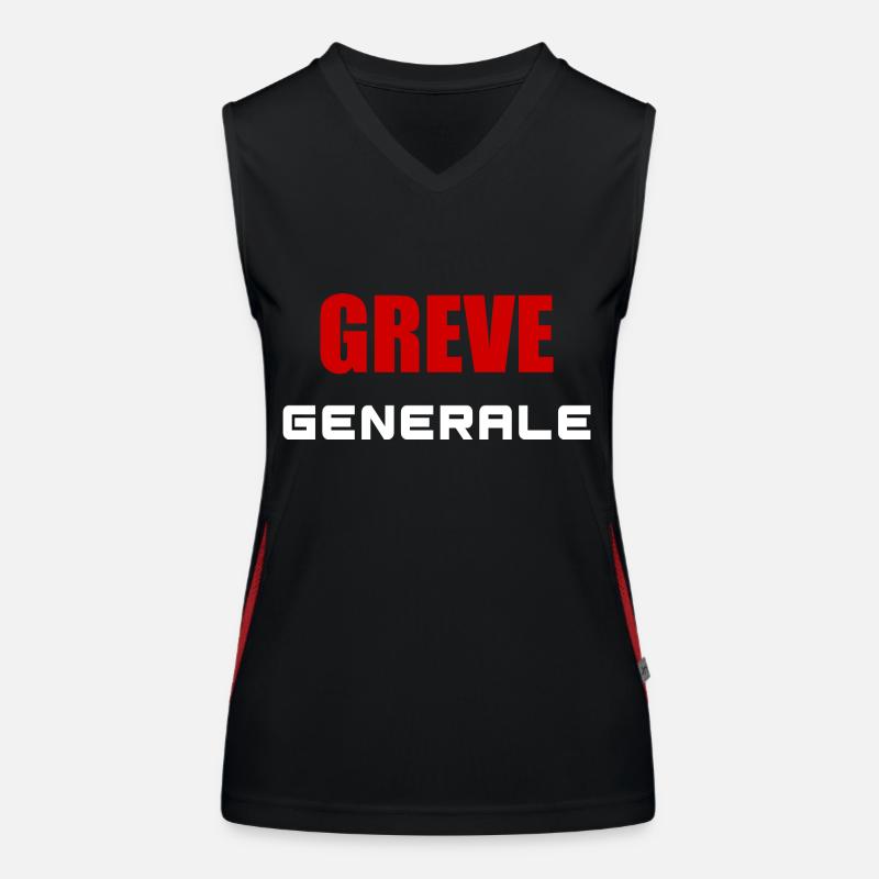 Greve général Débardeur respirant contrasté Femme